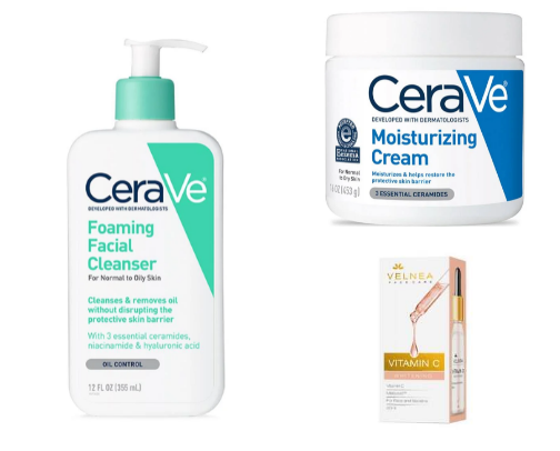 best skincare for clear, radiant skin cover photo collage