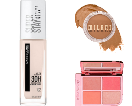 Everyday makeup products to slayyy cover photo collage