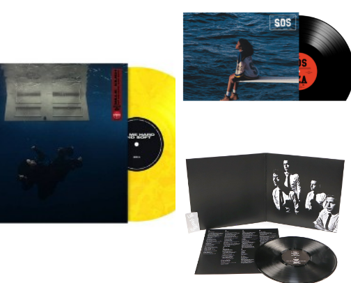 Little record shop cover photo collage