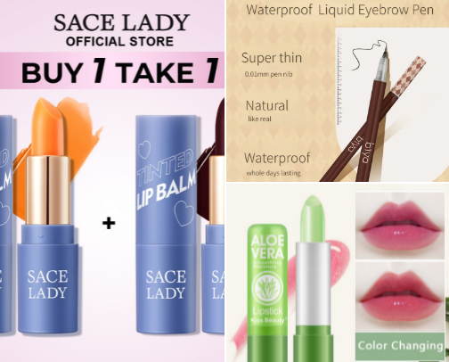 Make up's | Lippies | Hair | Body Care| For daily use and everyday needs cover photo collage