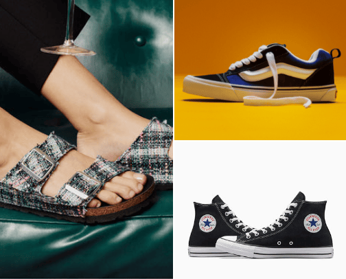 Shoes cover photo collage