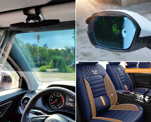 Essențial for your car cover photo collage