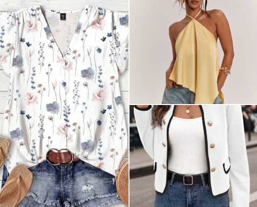 Cute clothing pieces!🫶🏽 cover photo collage