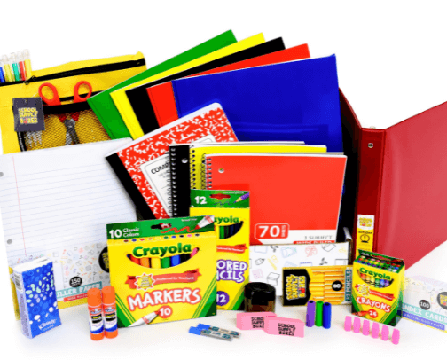 School stuff for kids cover photo collage
