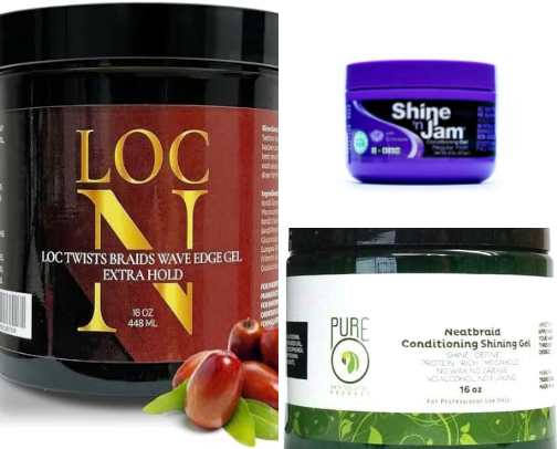 Braiding gel cover photo collage