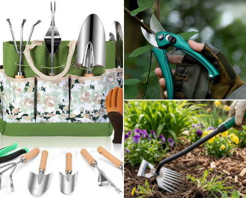 🌱 Garden Like a Pro: Must-Have Tools Every Home Gardener Needs! 🪴✨ cover photo collage