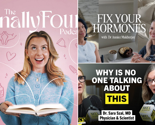 Podcasts episodes every women needs to listen to 🎧🎙️🌸🤍 cover photo collage