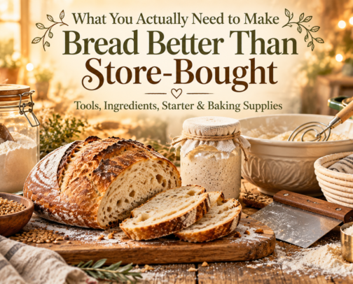 What You Actually Need to Make Bread Better Than Store-Bought cover photo collage