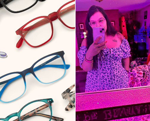 Cheap Glasses cover photo collage