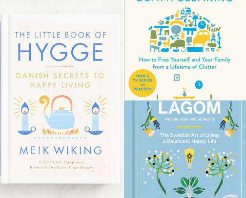 Scandinavian Lifestyle Reading List cover photo collage