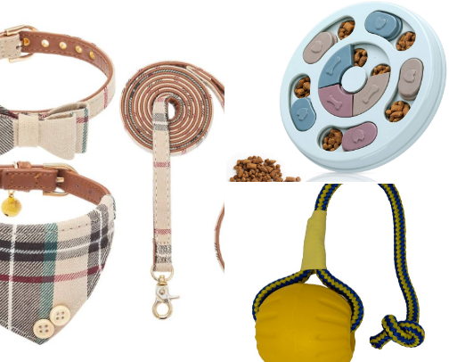 Toys and Accessories for Pets cover photo collage