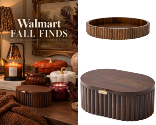 Home decor/ Walmart Fall finds cover photo collage