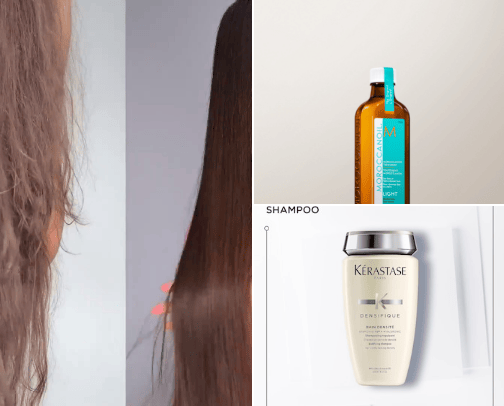 Hair care cover photo collage