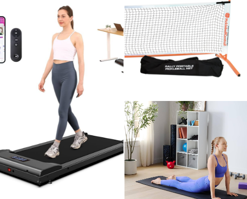 My Favorite &/or Best Affordable At-Home Gym Fitness Essentials 🏋️‍♀️ cover photo collage