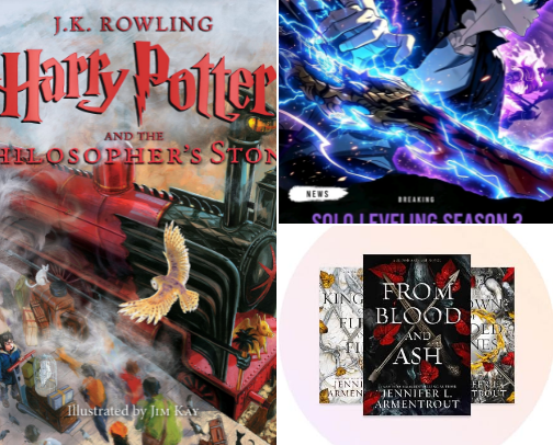 My favorite book recs cover photo collage