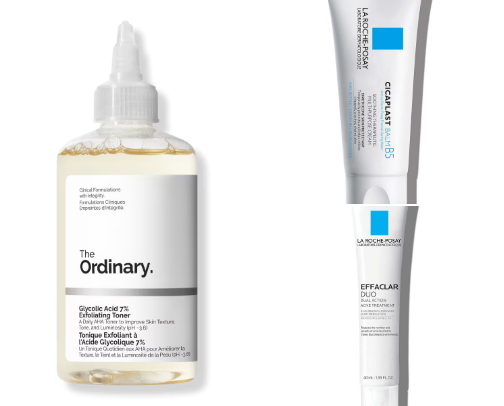 Skincare favorites cover photo collage