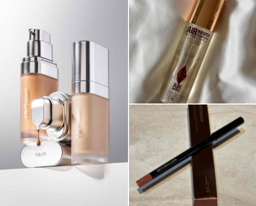 what’s in my makeup bag? - current faves cover photo collage