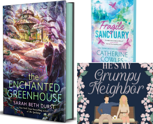 When Mr. Grumpy finds his Sunshine, Book Recs cover photo collage