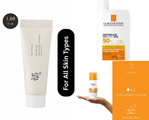 🌞 Best Everyday Sunscreens (No White Cast, No Grease) cover photo collage