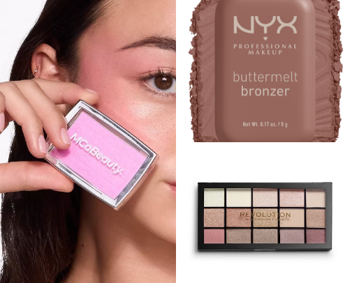 Make-up essentials cover photo collage