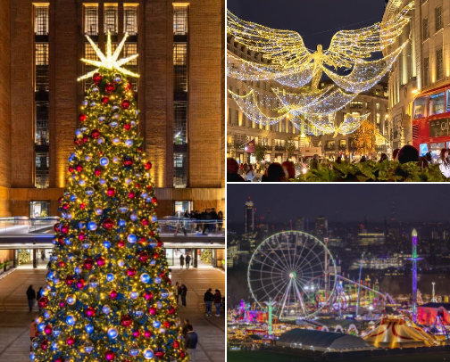 15 musts around London this Christmas - eat, see, and do🎄💫❄️ cover photo collage