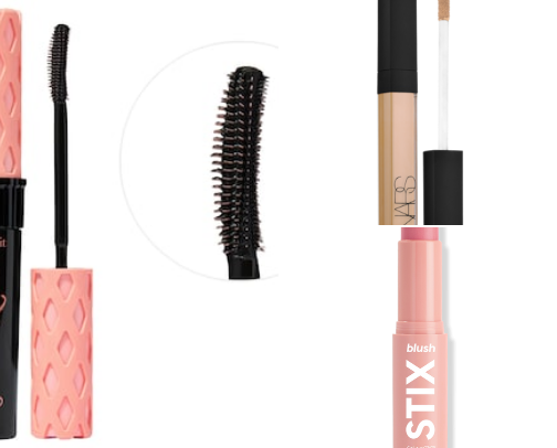 everyday makeup bag cover photo collage