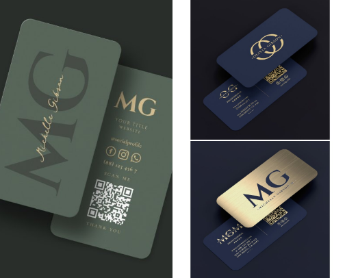 Modern QR Code Business Cards for Professionals: Sleek & Minimalist Designs cover photo collage