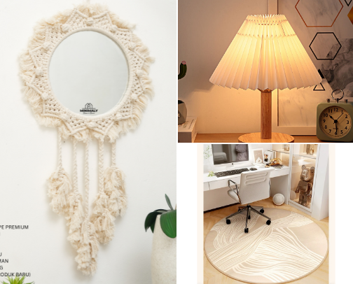 Aesthetic Home Decor recommendation cover photo collage