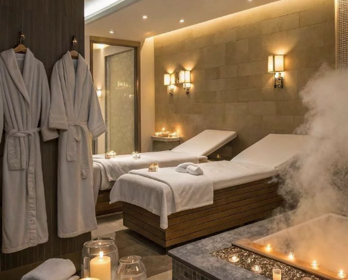 The Ultimate Five-Star At-Home Spa cover photo collage