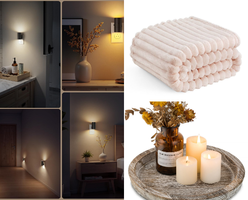 Feminine Cozy Home Decor cover photo collage