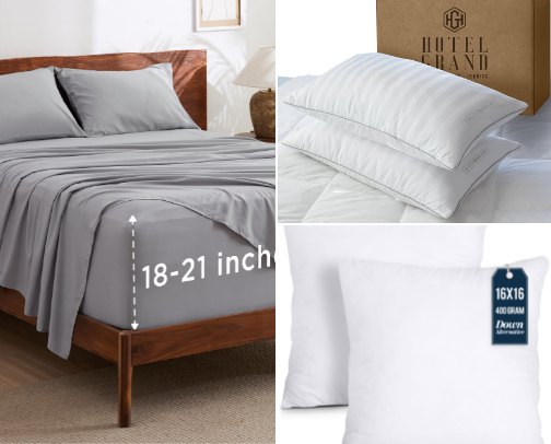 From Sheets to Throws: Everything That Makes My Bed Feel Like Heaven cover photo collage