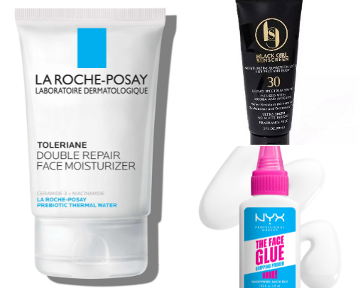 NYX Full Face Makeup cover photo collage