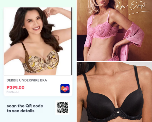 Bra cover photo collage