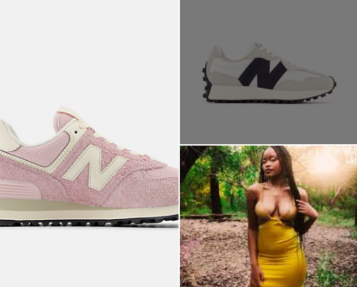 New balance cover photo collage