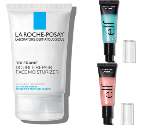 Full face makeup natural glam cover photo collage