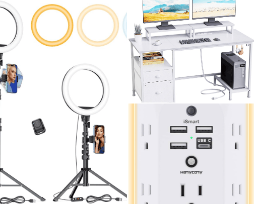 WoRk SpAcE aT hOmE cover photo collage