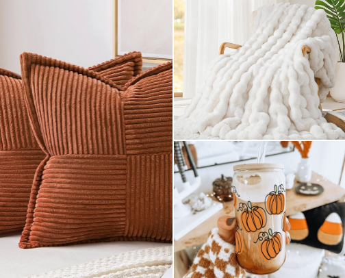 Cozy Fall Home 🍂 cover photo collage