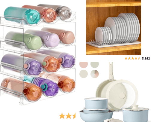 Unlock the Magic: Amazon's Kitchen & Organization Treasures Await! ✨🍽️🧹 cover photo collage