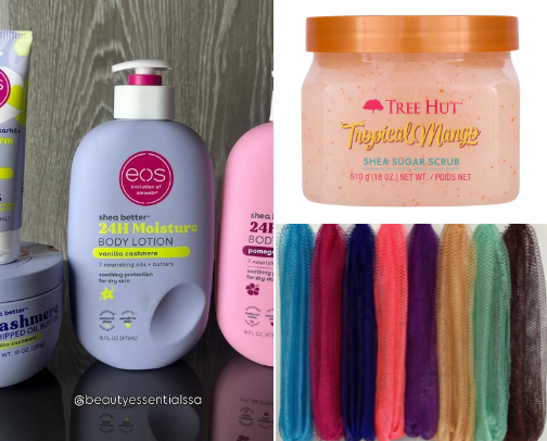The best body care items!! cover photo collage