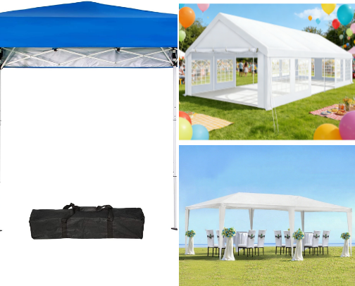 Bench Tents for the Perfect Outdoor Chill Setup cover photo collage