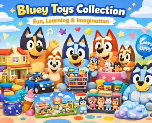 Bluey Toys Collection – Fun, Learning & Imagination cover photo collage