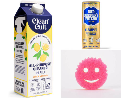Cleaning cover photo collage