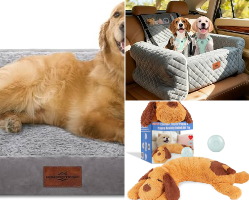 Puppy Comfort, Calm & Training Favorites cover photo collage