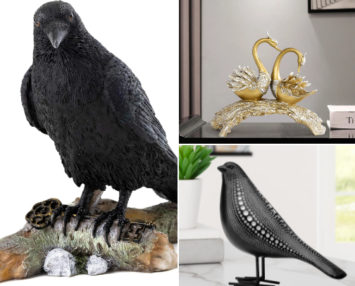 ✨ Decorative Bird Sculptures (Designer Favorites) cover photo collage