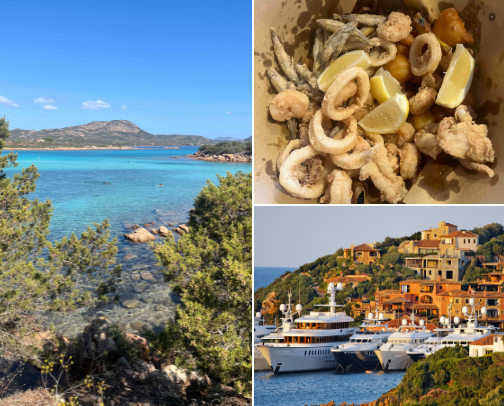 Sardinia guide: the area of Olbia cover photo collage
