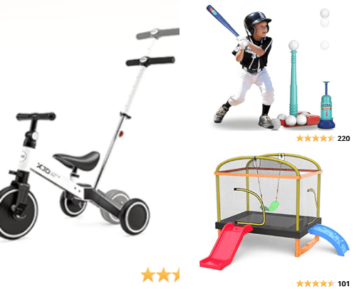 Best Christmas Gifts for 2 Year-Old Boys (practical, educational, fun) cover photo collage