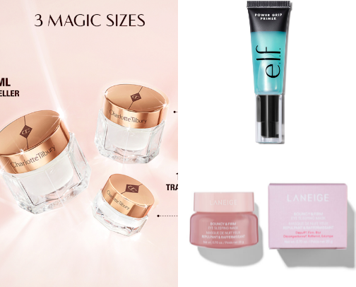 makeup must haves ✨ cover photo collage