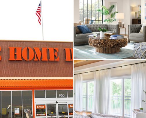 The HOME DEPOT cover photo collage