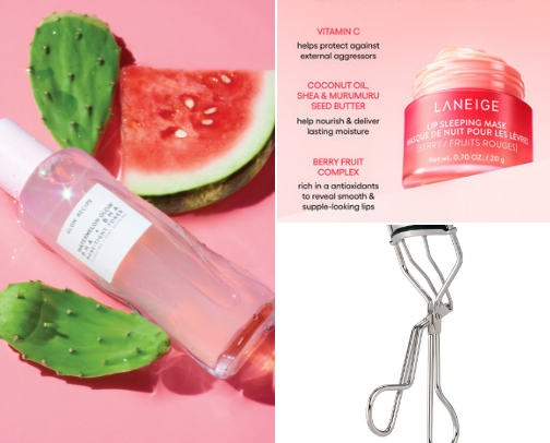 My Glow Up Beauty Essentials cover photo collage