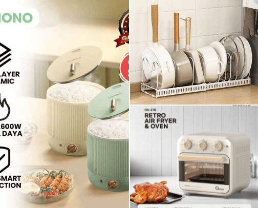 Must have aesthetic kitchen tools! cover photo collage